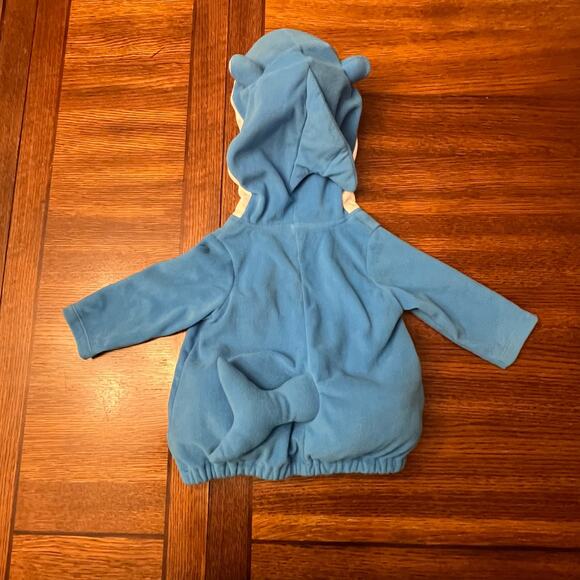 Baby Toddler Shark Costume Jacket size 12 months front zipper - Picture 8 of 13